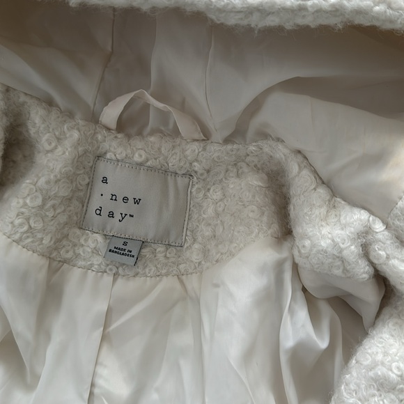 Cream Maxi Coat - Picture 5 of 9